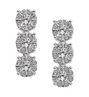 Ohrringe Comete Dame Lumiere in Weißgold Diamante ORB714 - ORB714